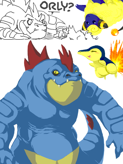 Feraligatr and Doodles