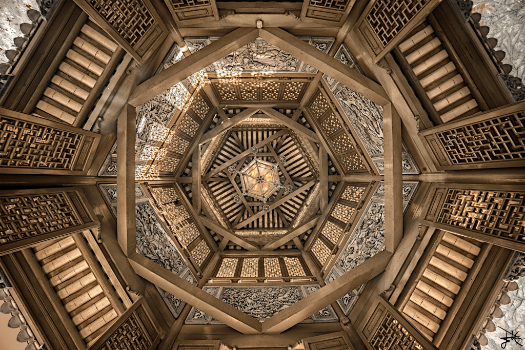 Chinese Pagoda - Infrared by SteveCampbell Chinese Pagoda - Infrared by SteveCampbell