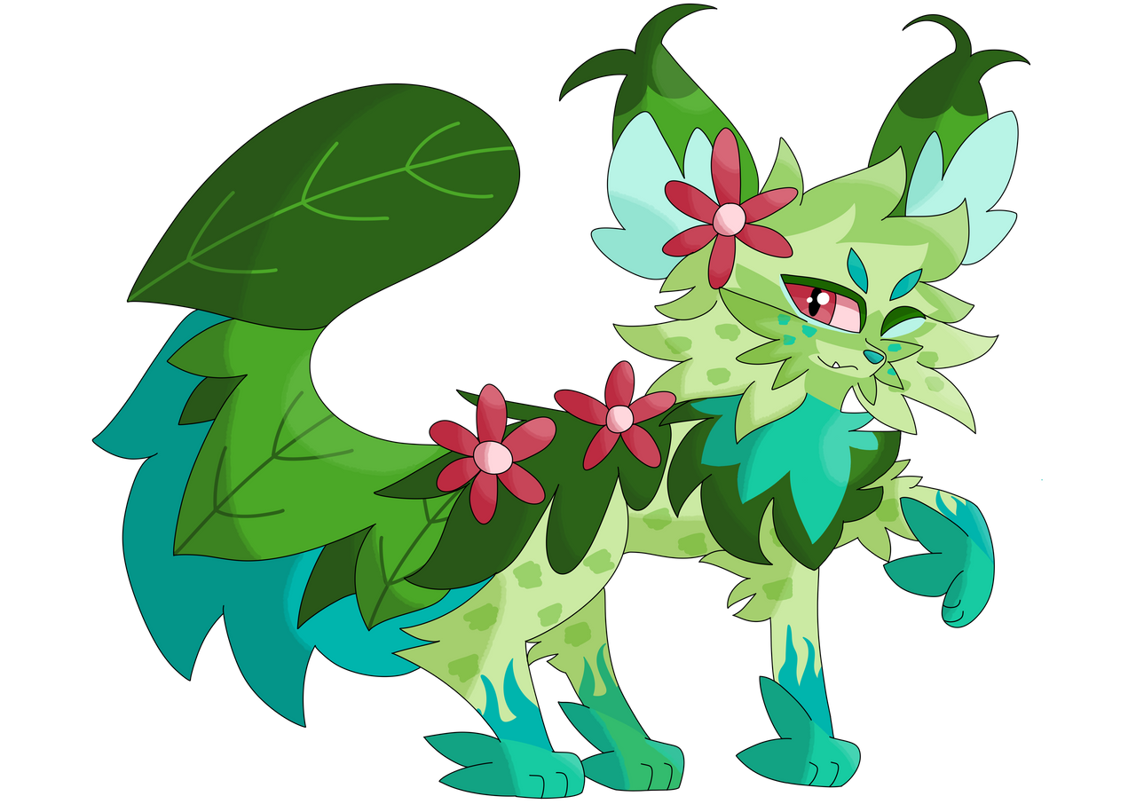 Sprigatito Final Evolution by lpspoochyena12 on DeviantArt