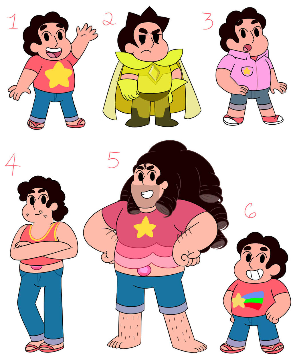 Deviantart Steven Steven AU Designs by MiniJen on DeviantArt