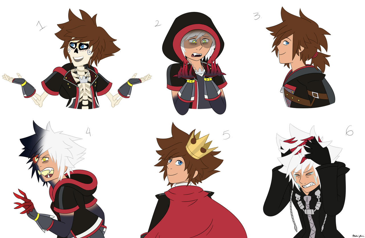 Sora Sketches by MiniJen on DeviantArt