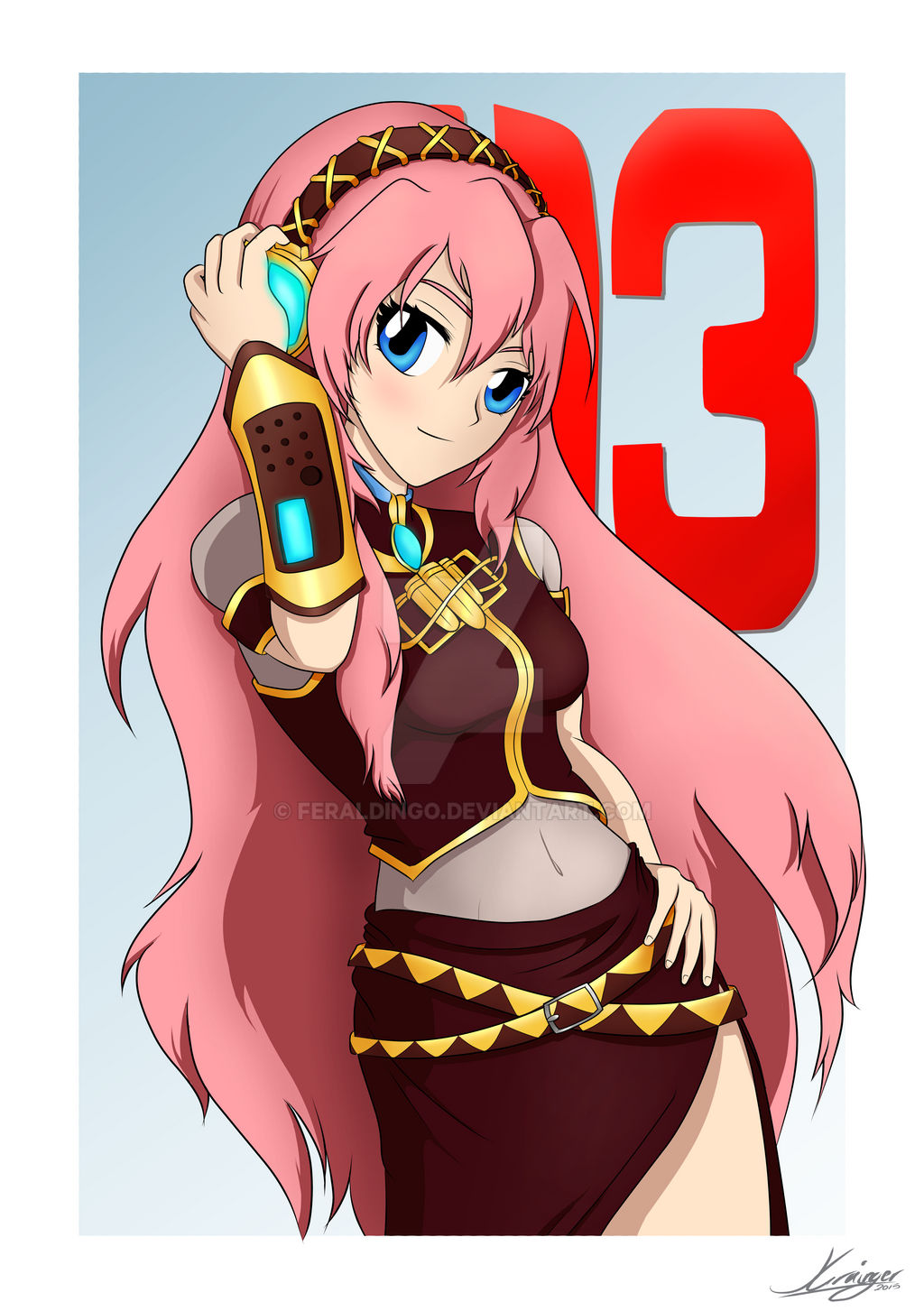 Vocaloid, Megurine Luka by FeralDingo on DeviantArt