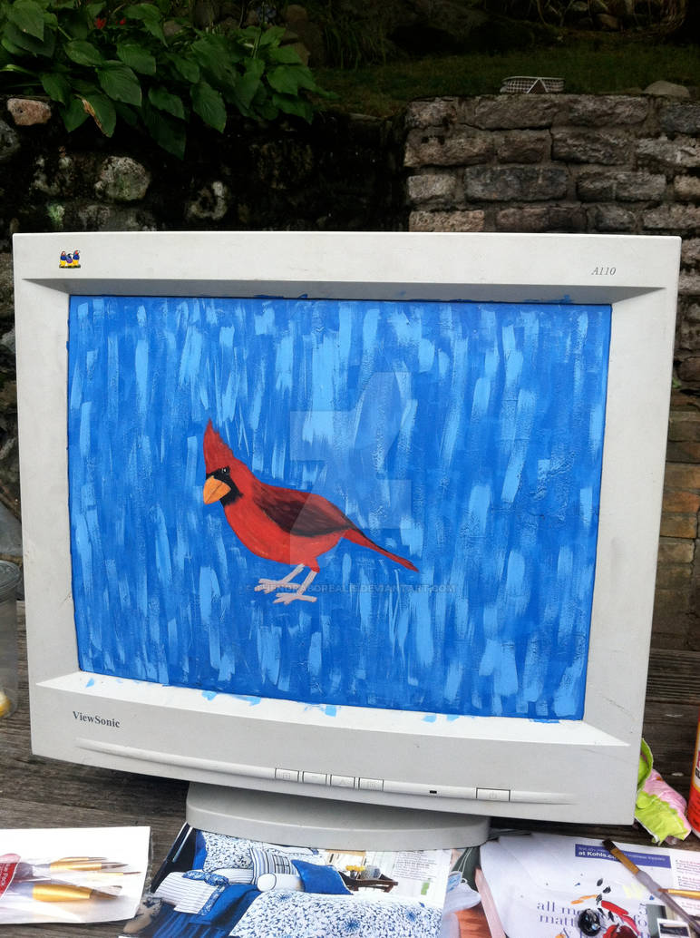 Computer Bird by TheNoraBorealis on DeviantArt