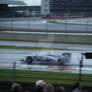 F1 Car in the wet