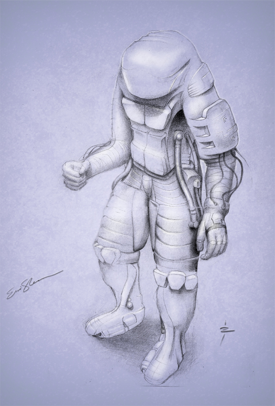 Enviro Suit Concept Sketch