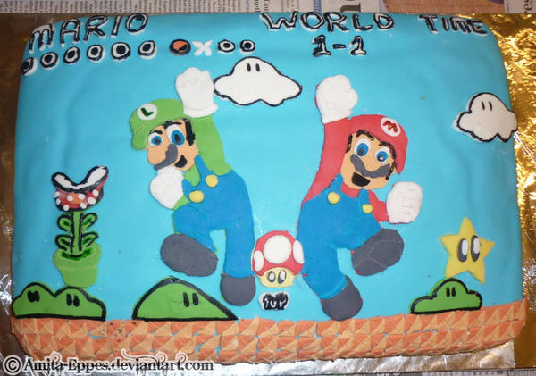Super Mario Bros Cake