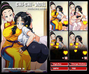 Chi-Chi and Videl (Dragon Ball Z) PACK by Sano-BR
