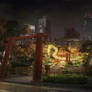 dragon in the park