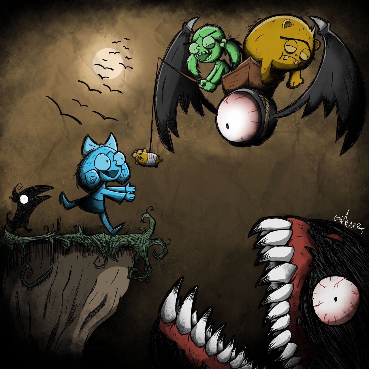 Fiendish Rude Friends of the Fiendish kind by Guileness on DeviantArt