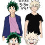 Deku and Kacchan