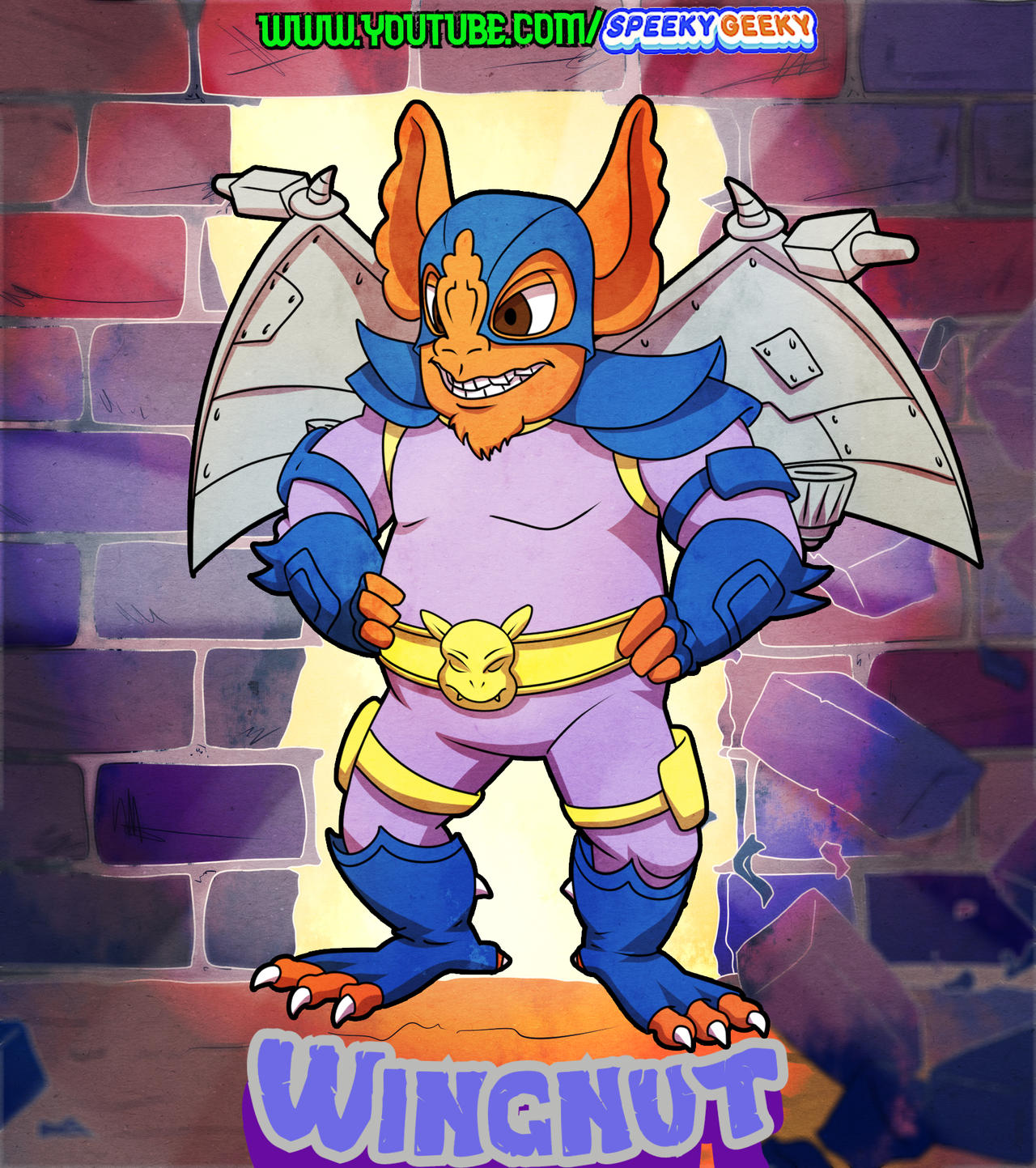 Wingnat SpeekyGeeky's 1987 Fred Wolf Style TMNT Wingnut by woeisoz on DeviantArt