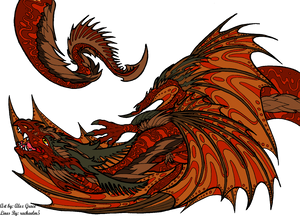 Dragon, Fiery Look