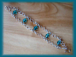 Sea blue bracelet