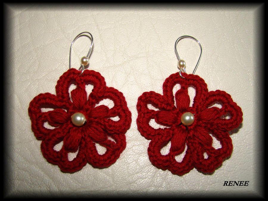 Crochet earring - 4