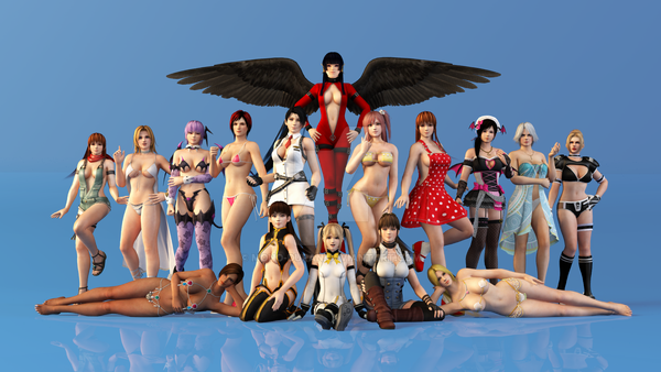 DEAD OR ALIVE 5 LAST ROUND WALLPAPER (TEST1)