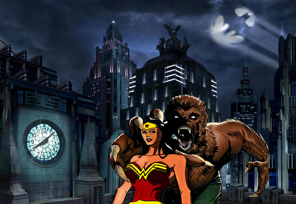 Wonder Woman - Attacked by Wolfman