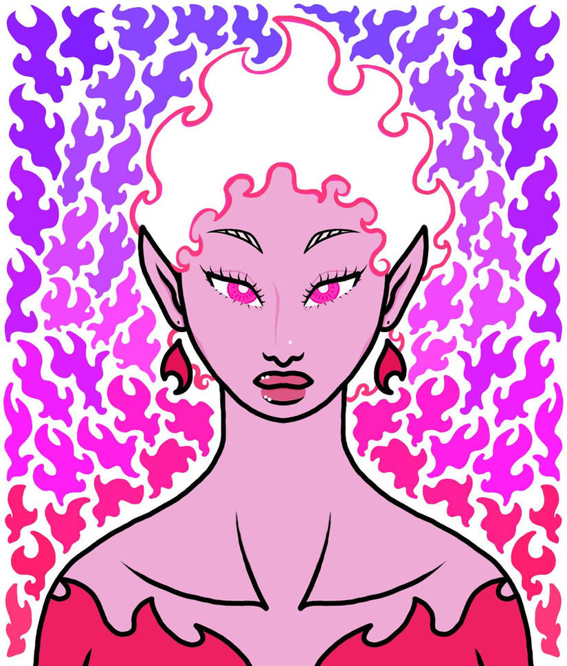 Fire Genasi By HydnRomero On DeviantArt fire-genasi-by-hydnromero-on-deviantart