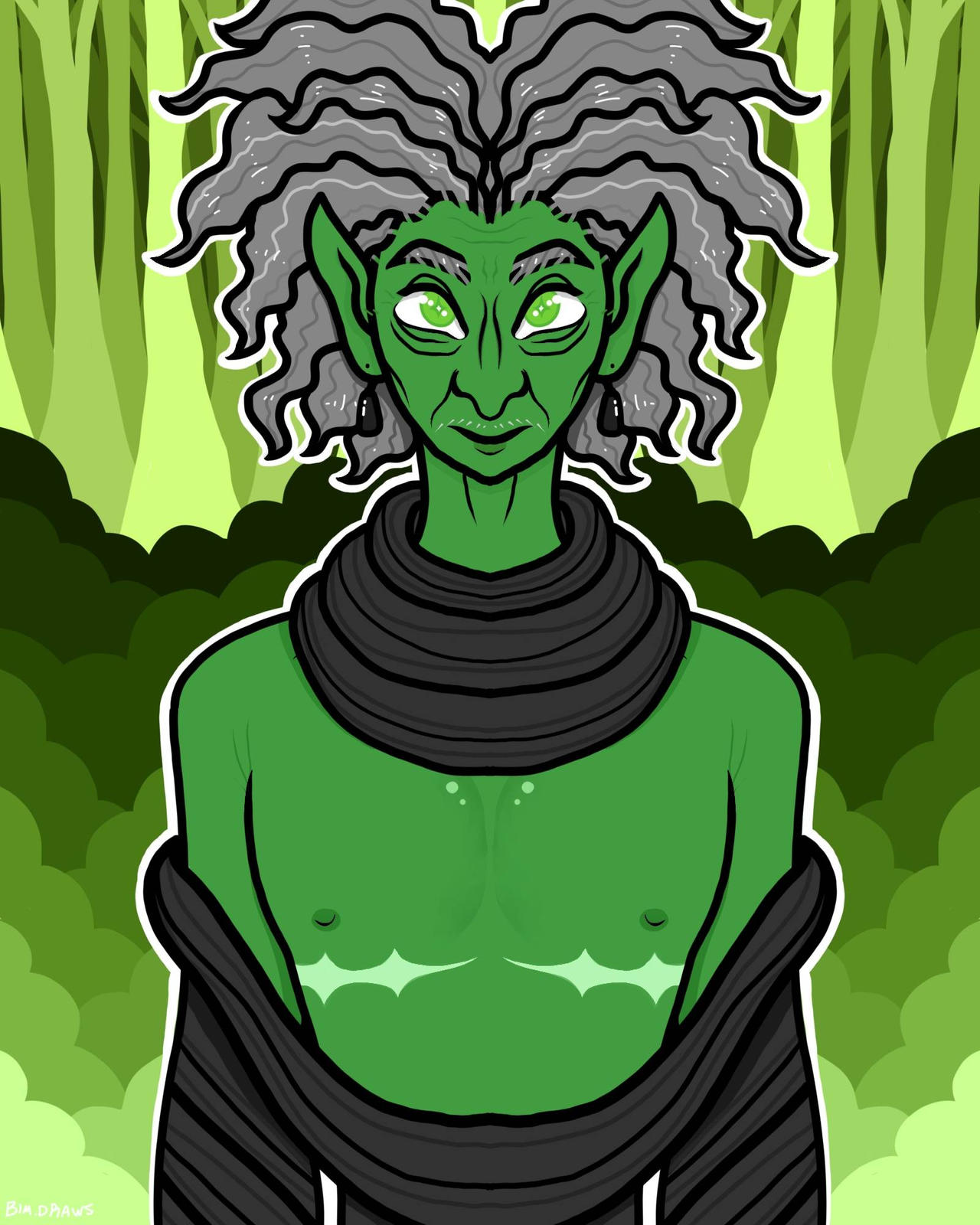 Hexrpg Hag Hair Transmasc Green Hag by HydnRomero on DeviantArt