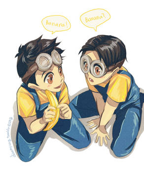 Minion personification - Steve and David