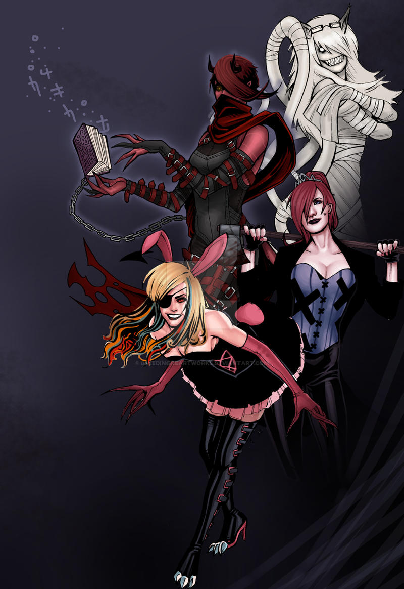 Mcp Characters Commission: Sides for MCP II by BleedingHeartworks on DeviantArt