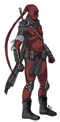 [Commission]: Street Ninja Fantasy Deadpool