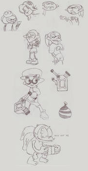 Splatoon Sketch Dump