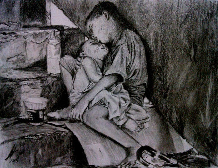 2 little beggars by rakhcy 2 little beggars by rakhcy