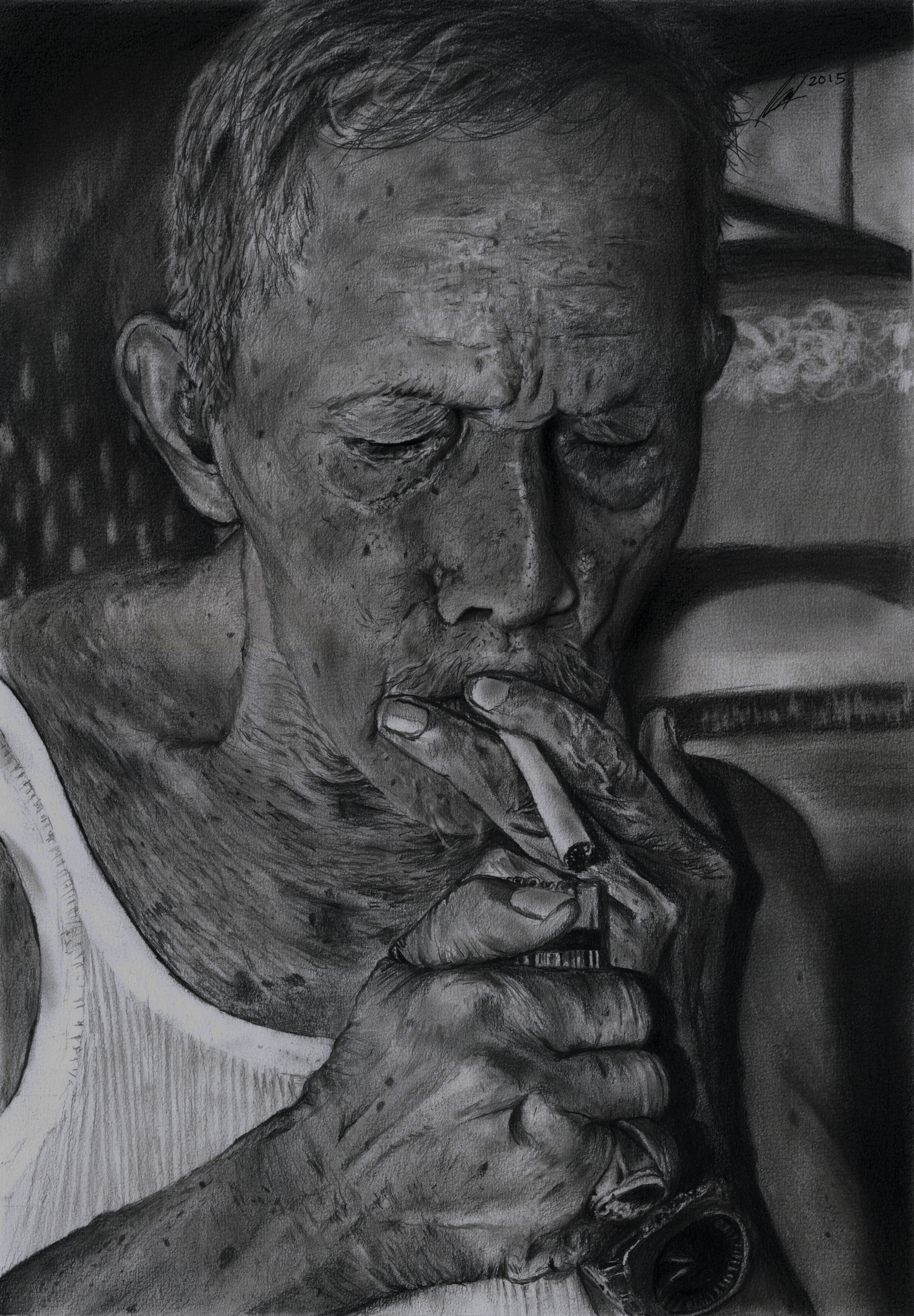 Smoking Oldman