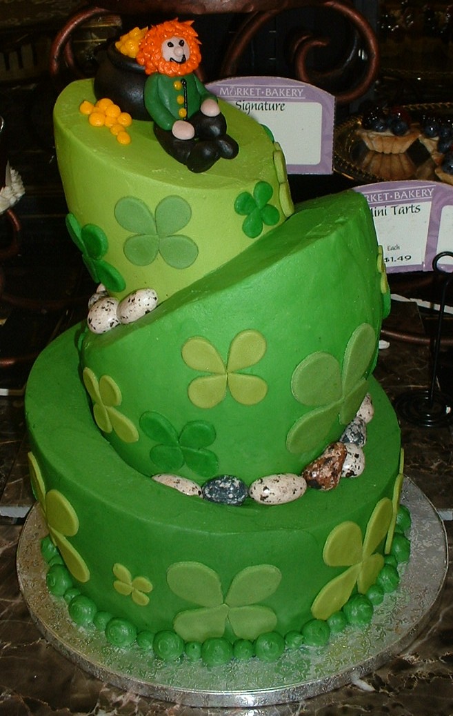 St. Patrick's Day cake