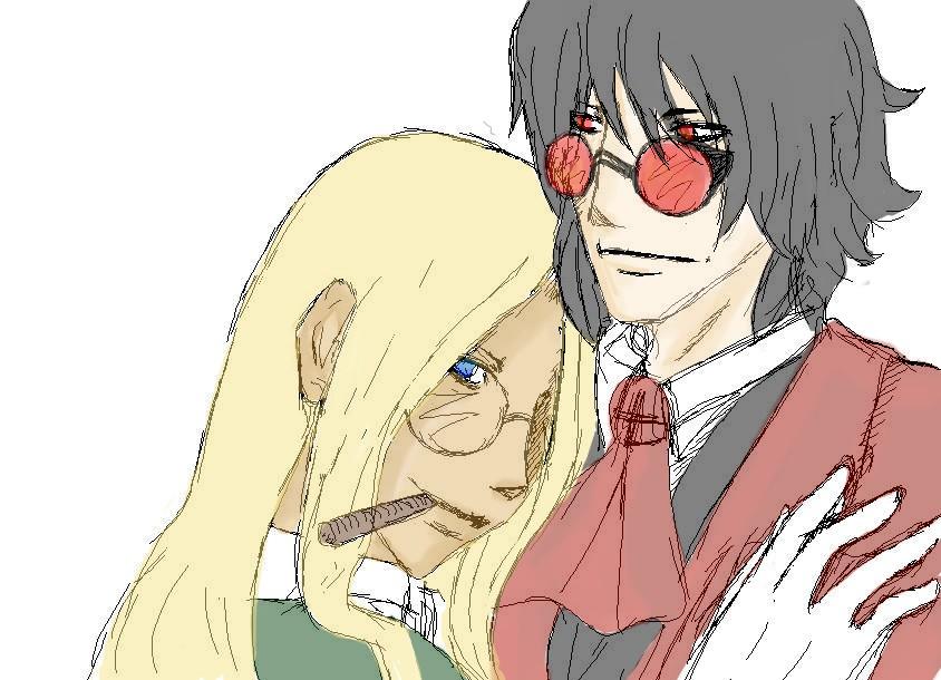 Hellsing fanart  Alucard and Integra by juliastills on DeviantArt