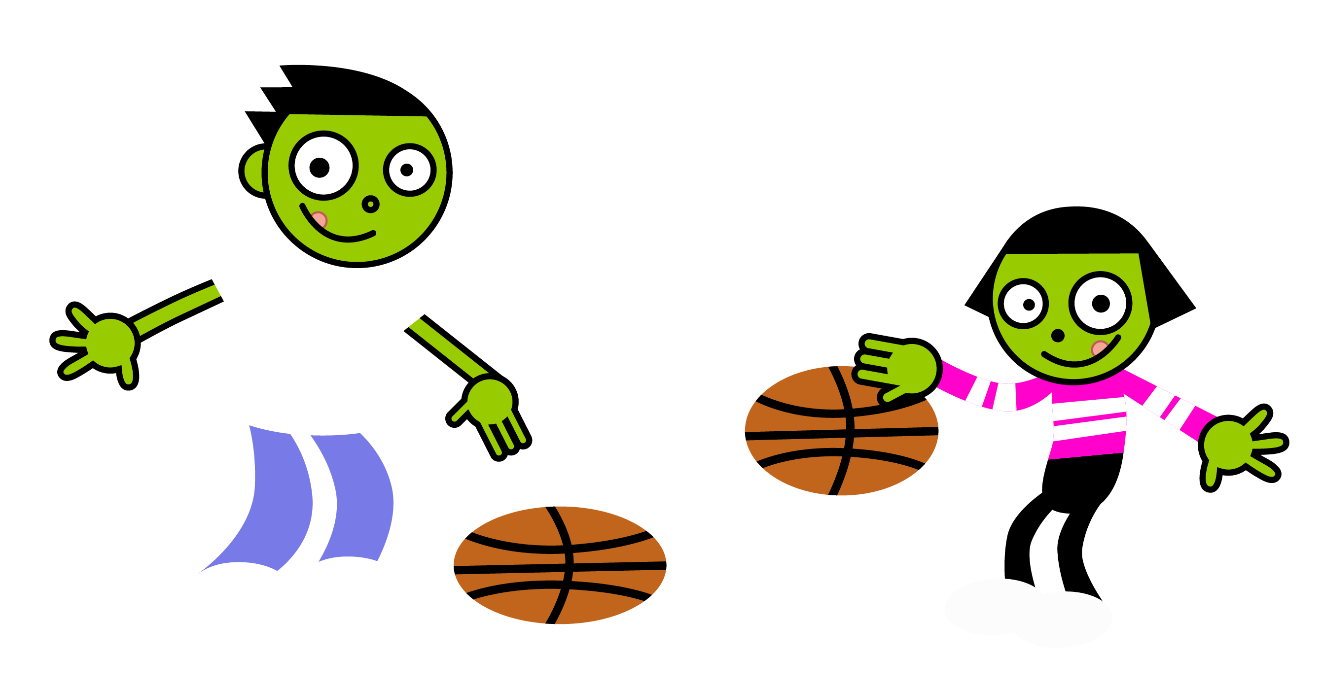 PBS Kids GIF - Playing Basketball (1999) by LuxoVeggieDude9302 on DeviantArt