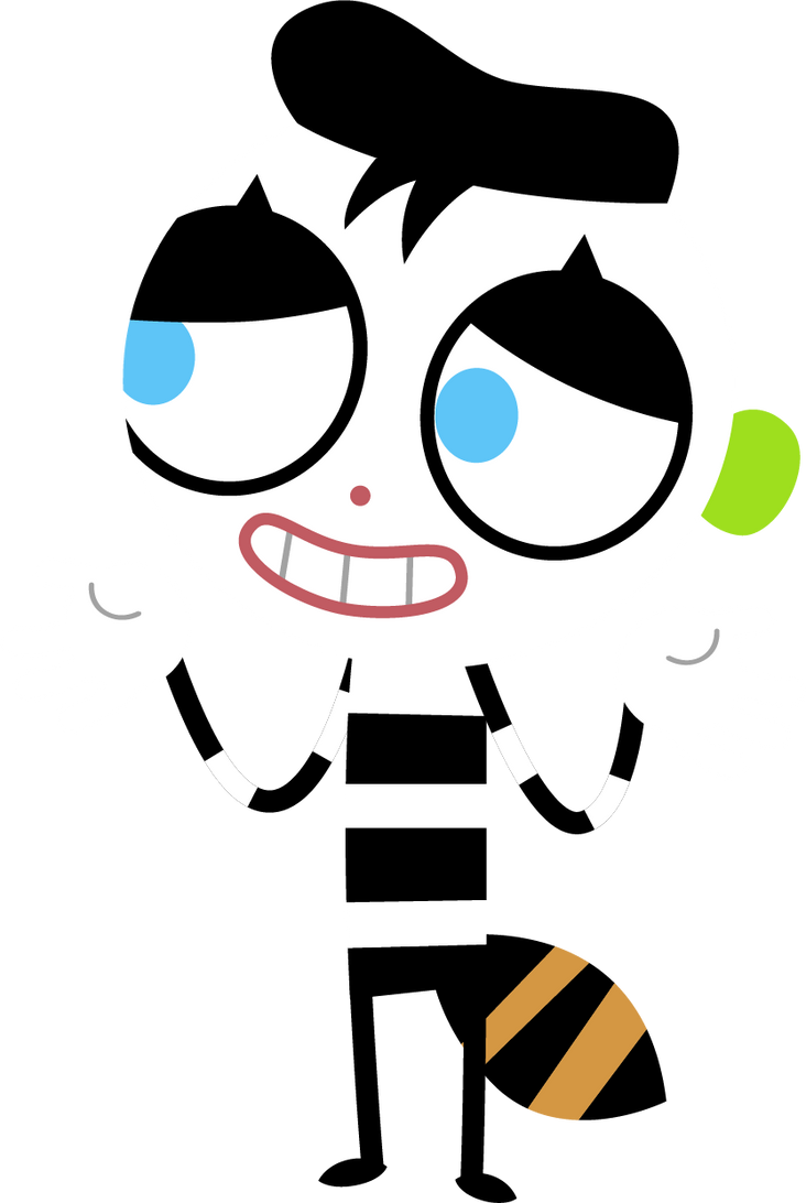 PBS Kids Digital Art - Del as a Mime by LuxoVeggieDude9302 on DeviantArt