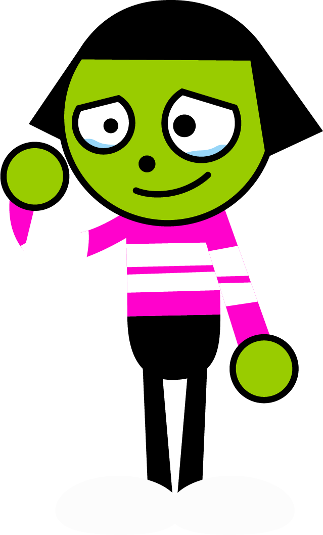 PBS Kids Digital Art - Dot Crying with Happiness by LuxoVeggieDude9302
