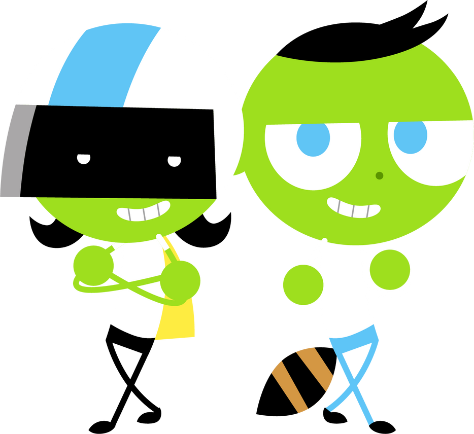 PBS Kids Digital Art Back To Back Dee And Del By LuxoVeggieDude9302 pbs-kids-digital-art-back-to-back-dee-and-del-by-luxoveggiedude9302