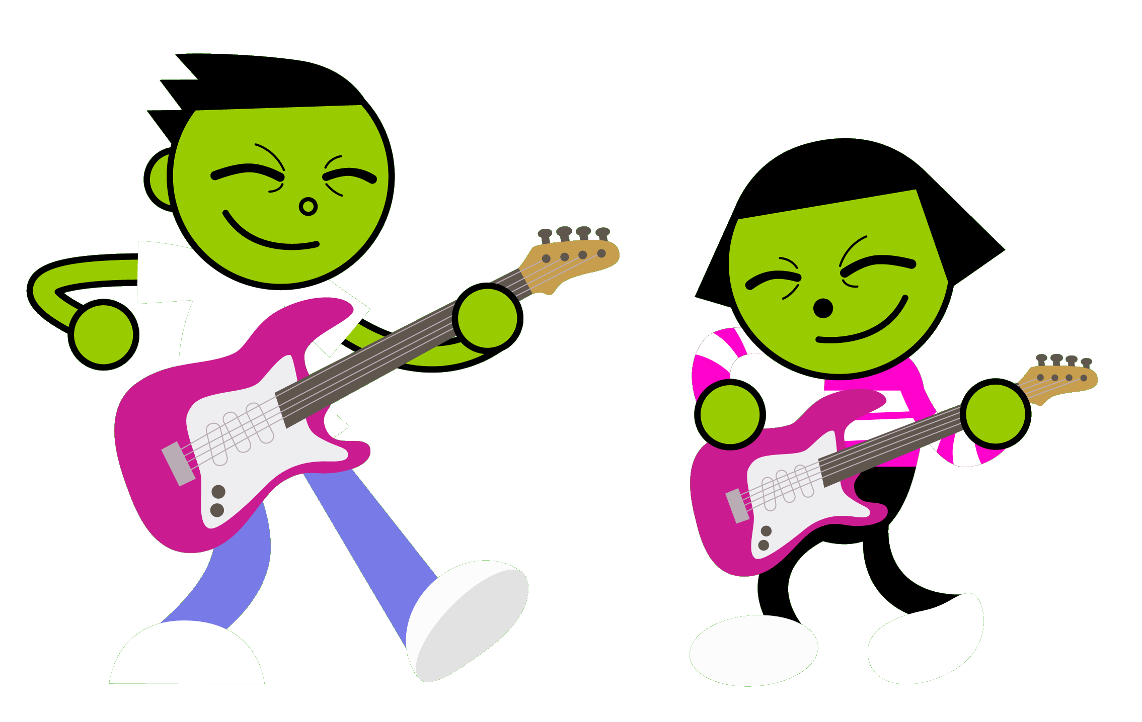 PBS Kids GIF - Jammin' on Guitars by LuxoVeggieDude9302 on DeviantArt