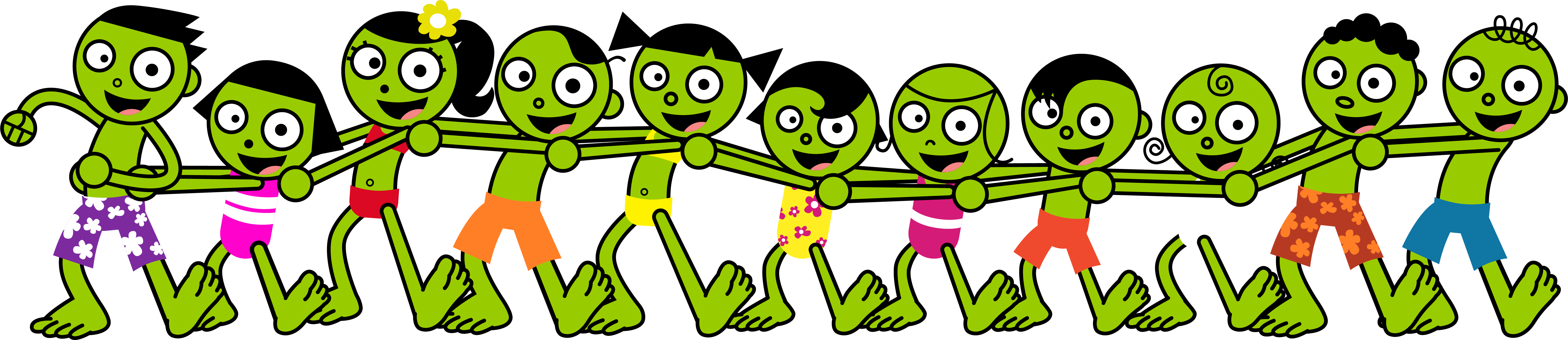 Conga Line Animation PBS Kids Digital Art - Swimsuit Conga Line by LuxoVeggieDude9302 on ...