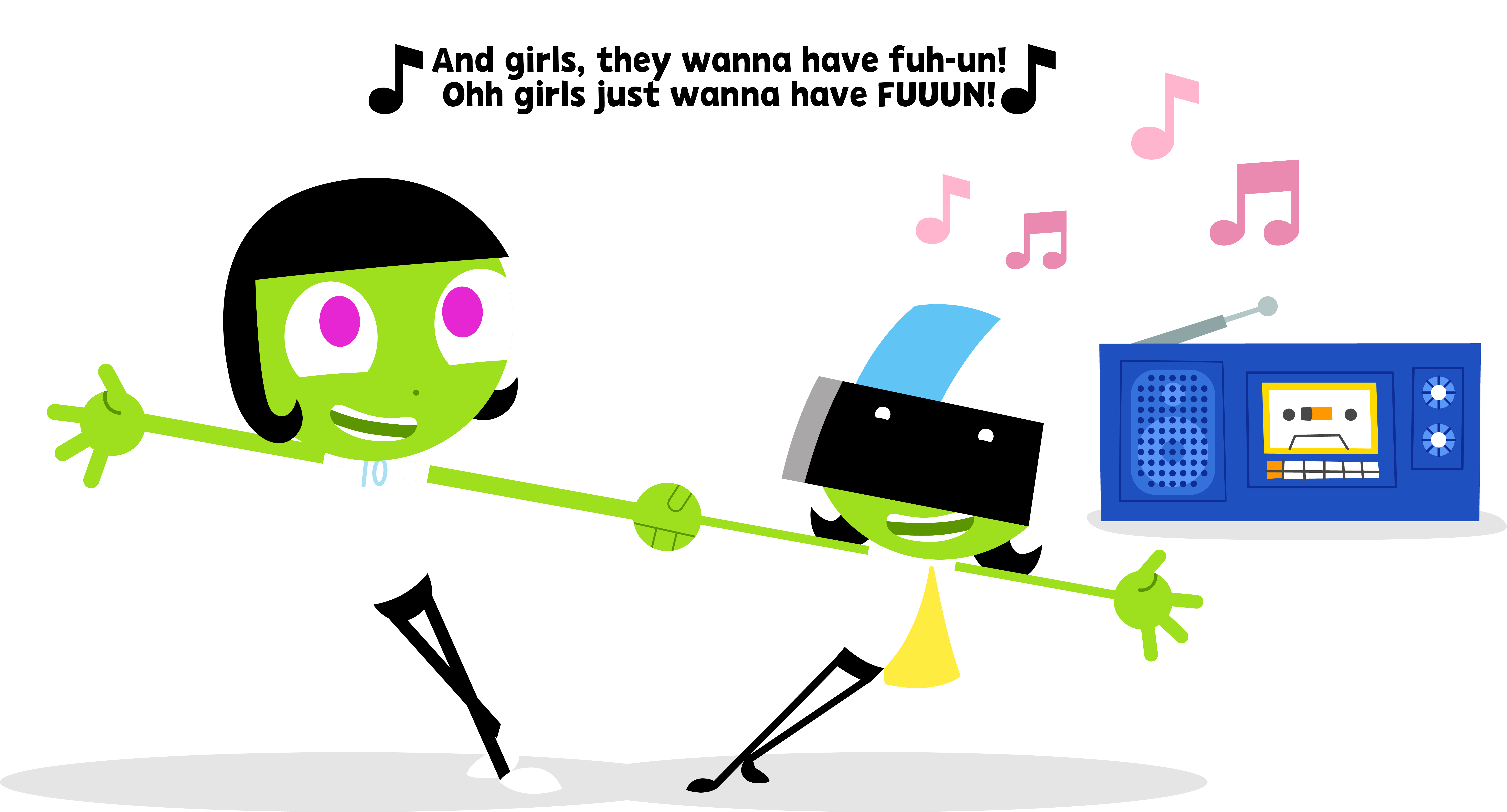 PBS Kids Digital Art - Girls Just Wanna Have Fun! by LuxoVeggieDude9302 ...