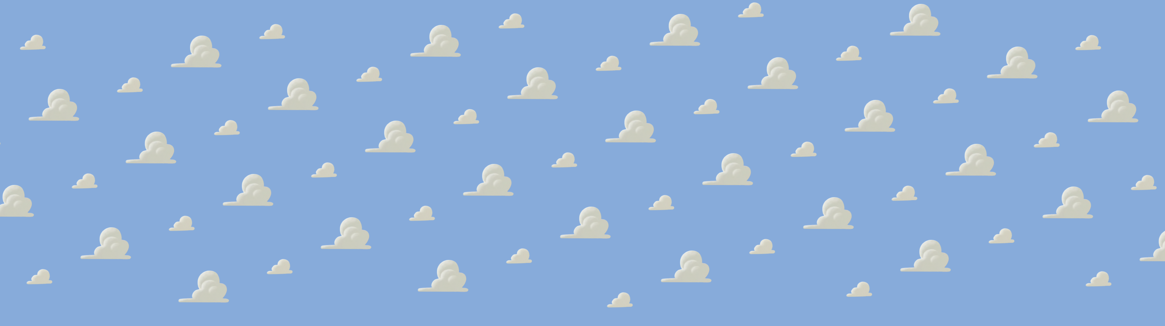 Toy Story - Cloud Wallpaper (HQ Recreation) by LuxoVeggieDude9302 on