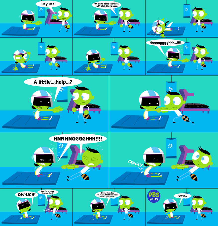 PBS Kids Mini Comic A Stretch and a Crack! by LuxoVeggieDude9302 on