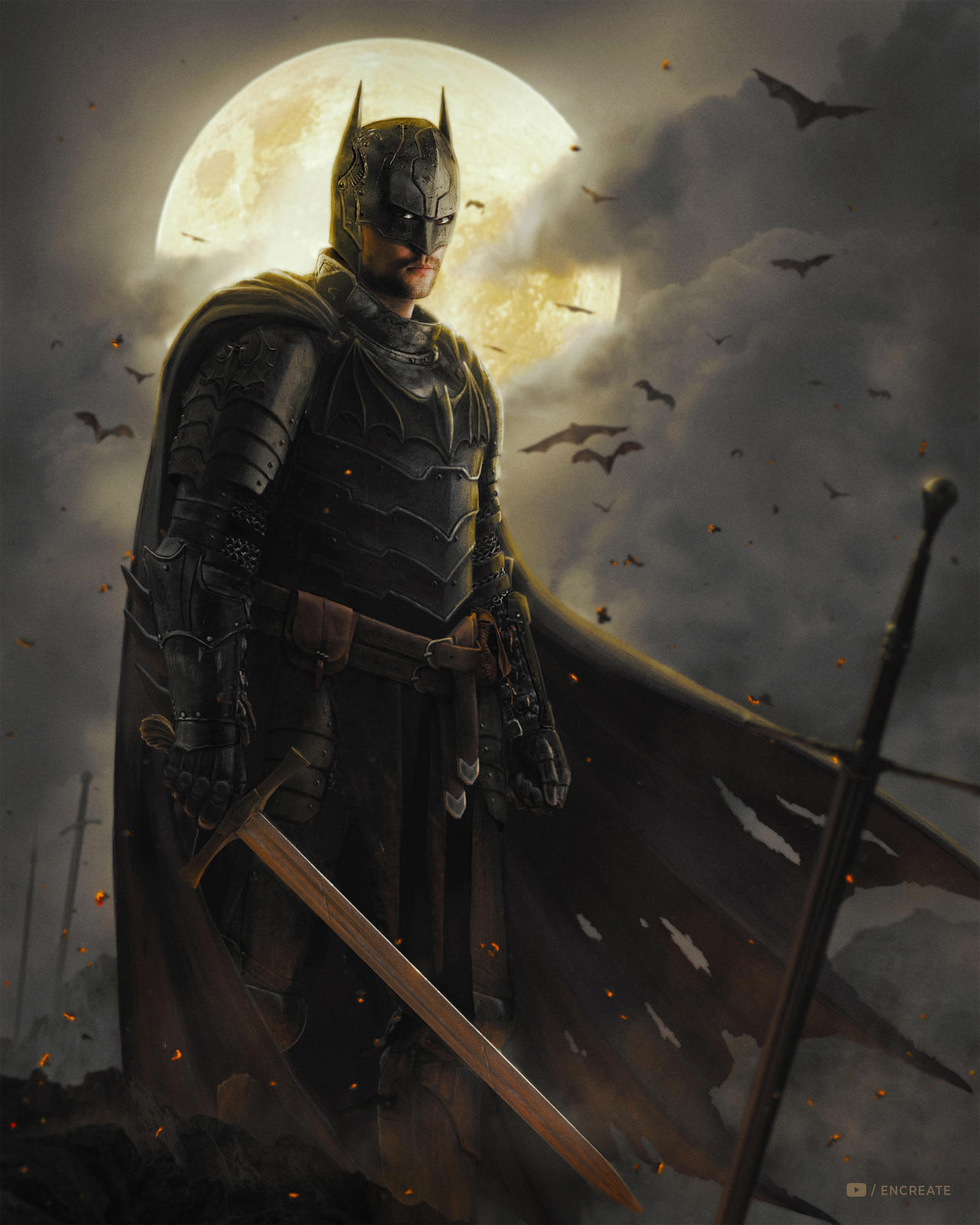 Batman Medieval by Encreate on DeviantArt