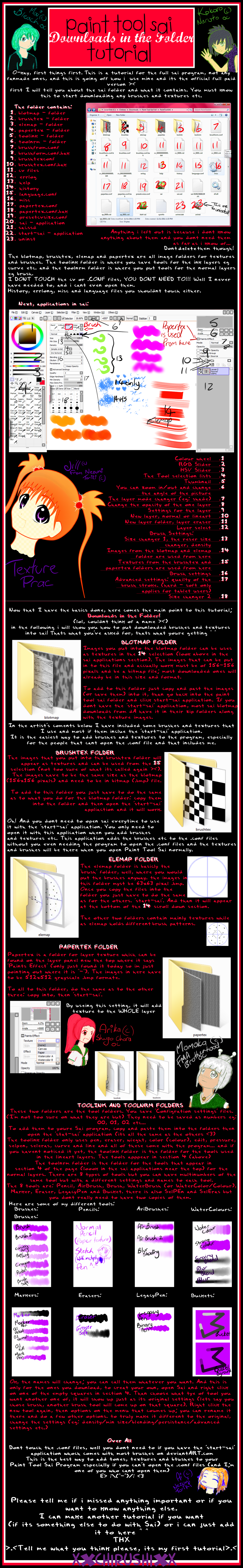Sai Tutorial - Downloading Brushes etc.