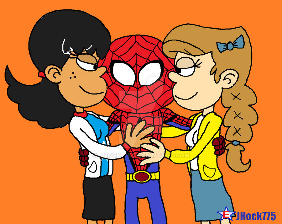 TLH Spider-Lin and Two Girl by jhock775 on DeviantArt