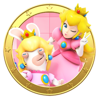 Peach and Rabbid Peach x MP: SR portrait