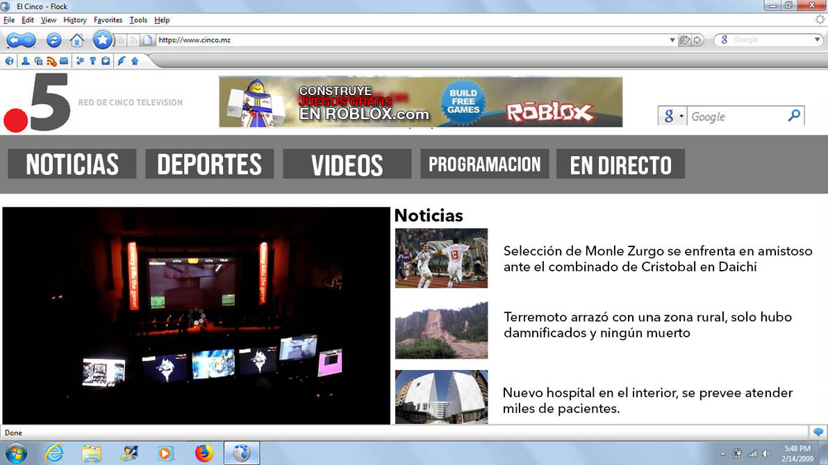 Cinco Mz 2009 Website By Sonicalexanderdx97 On Deviantart