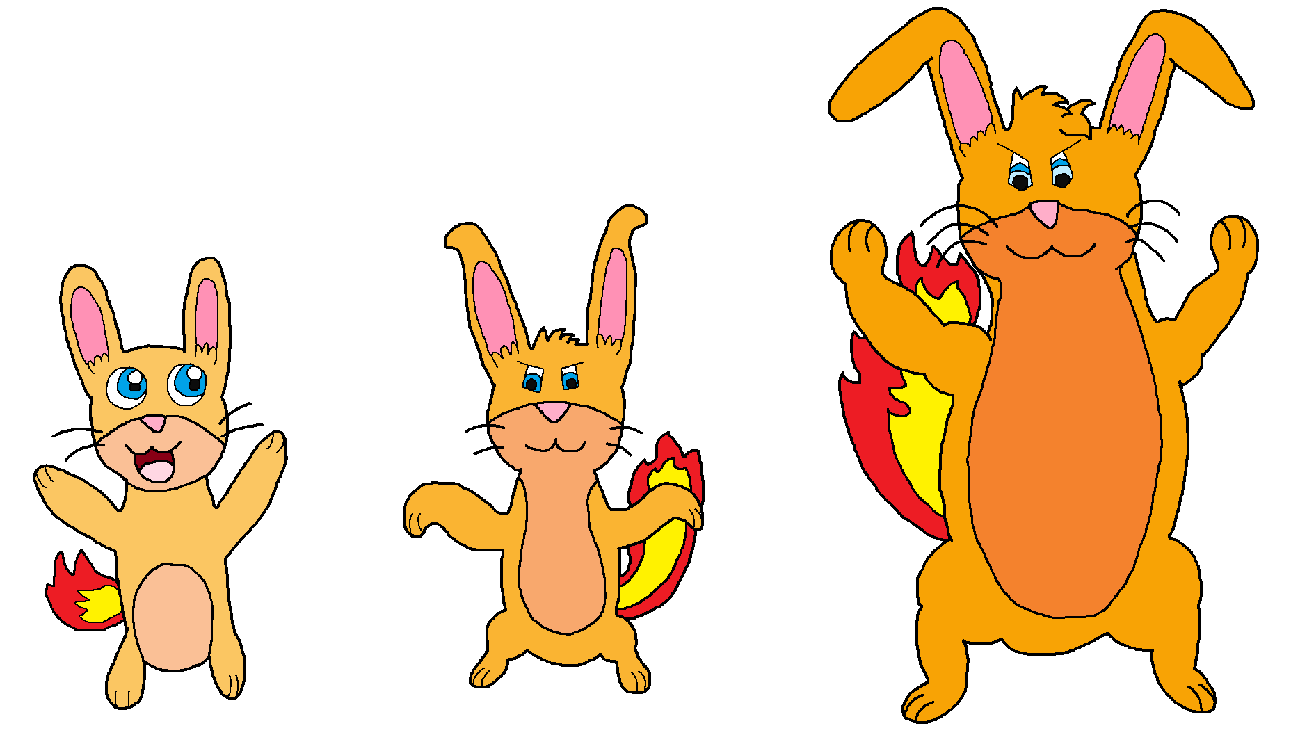 Fakemon - Fire-type starter by Rebeccachu-Chan on DeviantArt