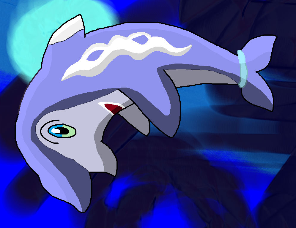 Shiny Palafin by RebeccachuChan on DeviantArt