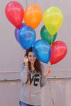 Ali and Balloons 02 by COI-stock