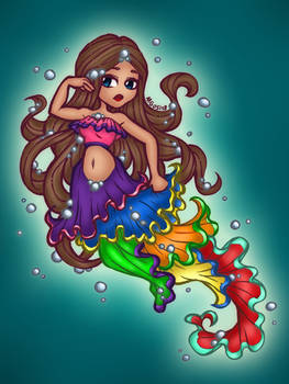 Colorful Mermaid