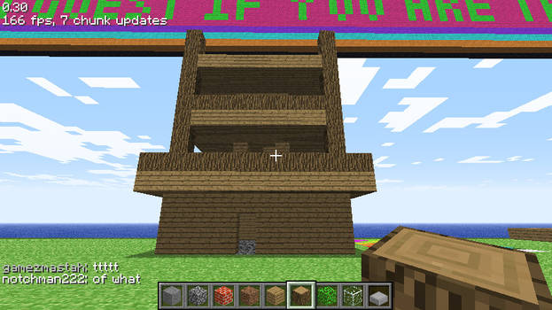 my house in minecraft classic