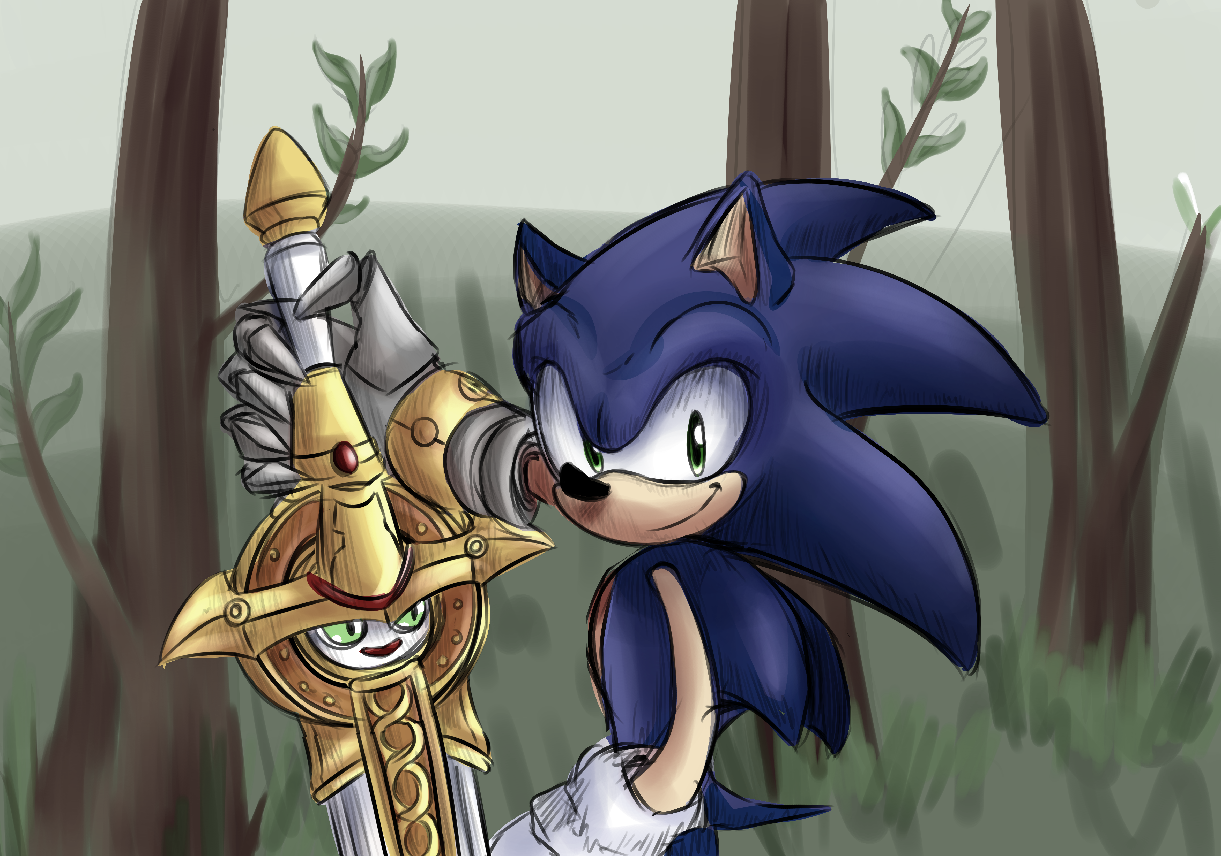 Sir Sonic The Hedgehog - The Knight of the Wind